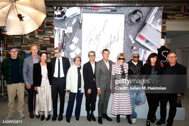 Loïc Prigent, Roger Lynch, Amanda Harlech, Andew Bolton, Silvia Fendi, Serge Brunschwick, Pier Paolo Righi, Anna Wintour, Pharrell Williams, Virginie...