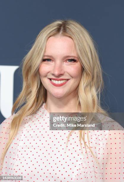 Morfydd Clark attends the BFI London Film Festival Luminous Gala at The Londoner Hotel on September 29, 2022 in London, England.