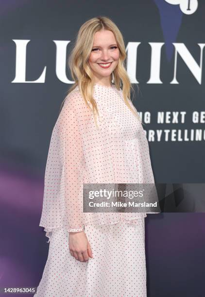 Morfydd Clark attends the BFI London Film Festival Luminous Gala at The Londoner Hotel on September 29, 2022 in London, England.