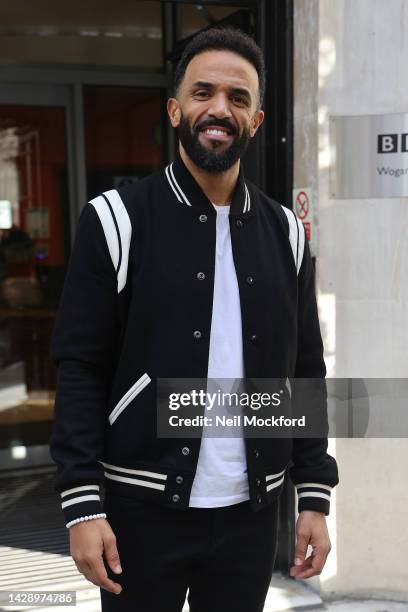 Craig David greeting fans outside BBC Radio 2 whilst promoting his new book 'What's Your Vibe?' on September 30, 2022 in London, England.