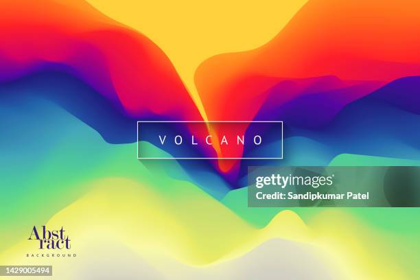 lava. abstract background. modern pattern. vector illustration for your design. - distorted landscape stock illustrations