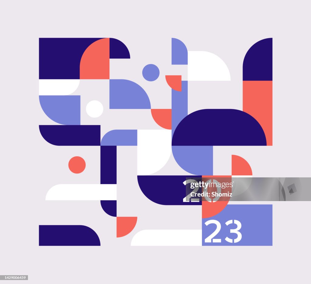 Colors Abstract Vector Pattern