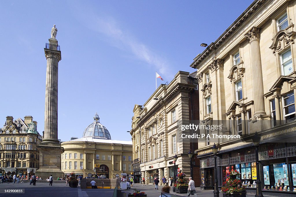 Greys Monument, Newcastle on Tyne, Tyne and Wear, England