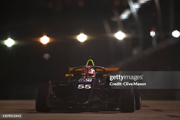 Jamie Chadwick of Great Britain and Jenner Racing drives on track during practice ahead of W Series Round 6 at Marina Bay Street Circuit on September...