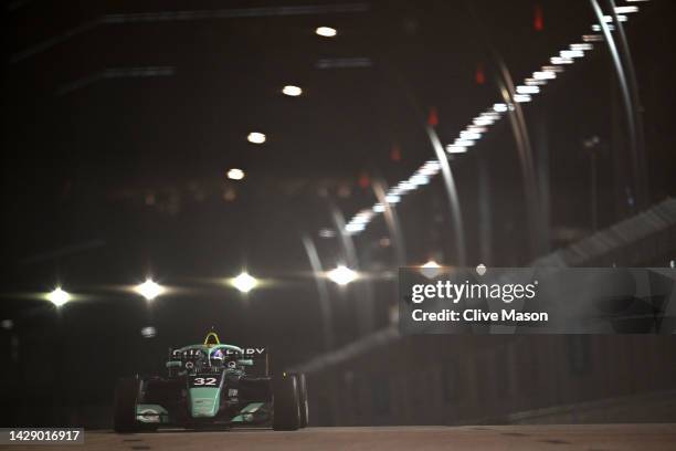 Nerea Marti of Spain and Quantfury W Series Team drives on track during practice ahead of W Series Round 6 at Marina Bay Street Circuit on September...