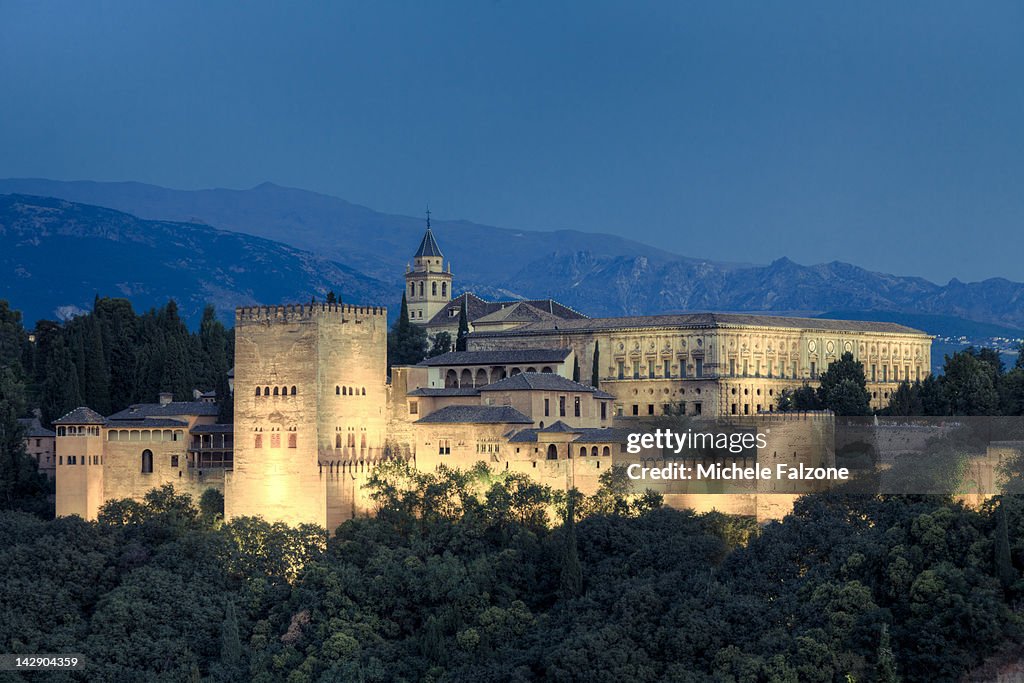 Alhambra Palace complex, Grendada, Spain