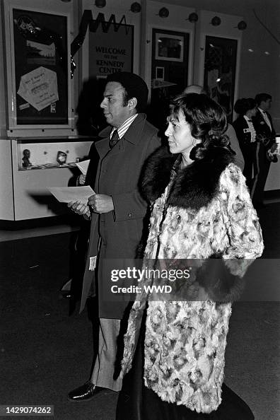 Andrew Young and Jean Young attend a party at the Kennedy Center in
