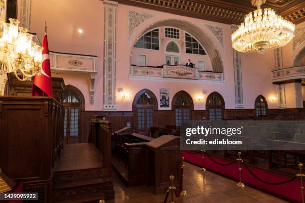 republic museum of turkey - 2. tbmm - cumhuriyet muzesi - turkish parliament stock pictures, royalty-free photos & images