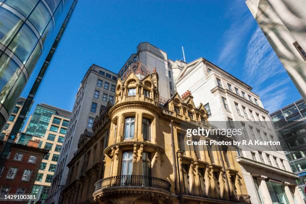 tall buildings in manchester city centre, england - manchester high street stock pictures, royalty-free photos & images