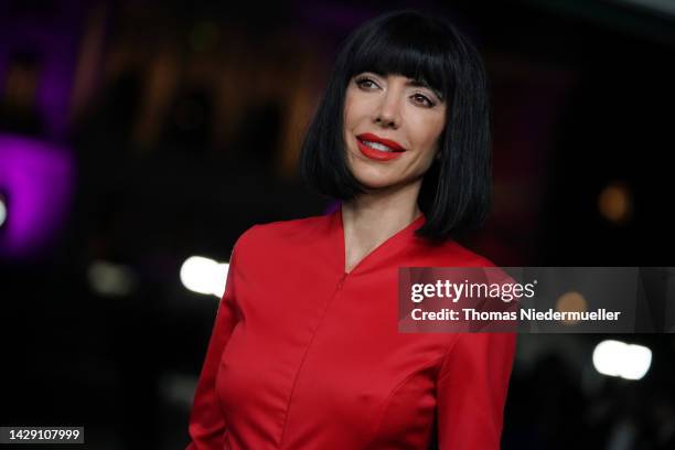 Milo Moire attends the premiere of "Mad Heidi" during the 18th Zurich Film Festival at Kino Corso on September 30, 2022 in Zurich, Switzerland.