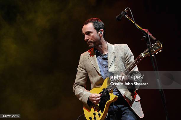 Musician James Mercer of The Shins performs during Day 2 of the 2012 Coachella Valley Music & Arts Festival held at the Empire Polo Club on April 14,...