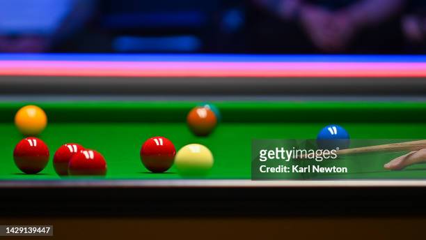 snooker table and balls - snooker stock pictures, royalty-free photos & images