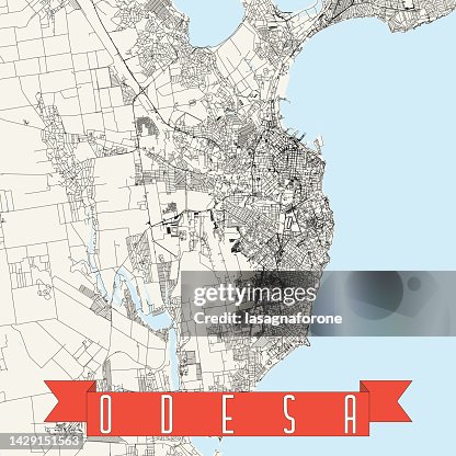 Odesa, Ukraine Vector Map Odesa, Ukraine Vector Map