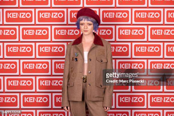 Actress Maisie Williams attends the Kenzo Party as part of Paris Fashion Week on September 30, 2022 in Paris, France.