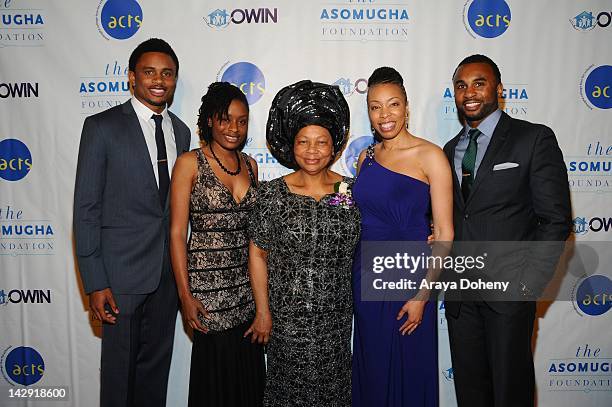 Nnamdi Asomugha, Udodirim Asomugha, Dr. Lilian Asomugha, Chisara Asomugha and Chijioke Asomugha arrive at the 6th Annual Asomugha Foundation Gala...