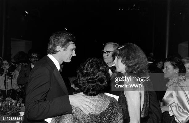 Alan Alda, Arlene Alda , Henry Fonda, Shirlee Fonda, and Elizabeth Stevens attend an event at the Kennedy Center in Washington, D.C., on December 2,...