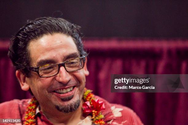 Music Supervisor for "The Descendants" Dondi Bastone attends a panel discussion on the music of "The Descendants" at the Regal Dole Cannery theater,...