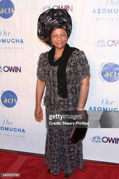 President of the Asomugha Foundation Dr. Lilian Asomugha arrives at the 6th Annual Asomugha Foundation Gala at the Millennium Biltmore Hotel on April...