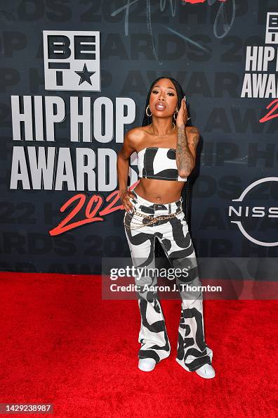Deetranada Deetranada attends the 2022 BET Hip Hop Awards at Cobb Energy... News ...