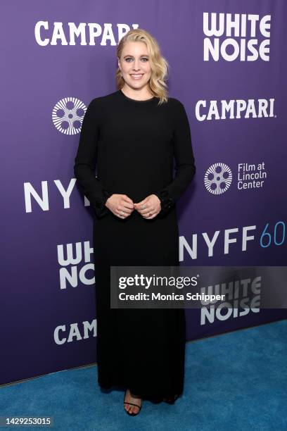 Greta Gerwig attends the White Noise New York Film Festival Opening Night Screening on September 30, 2022 in New York City.