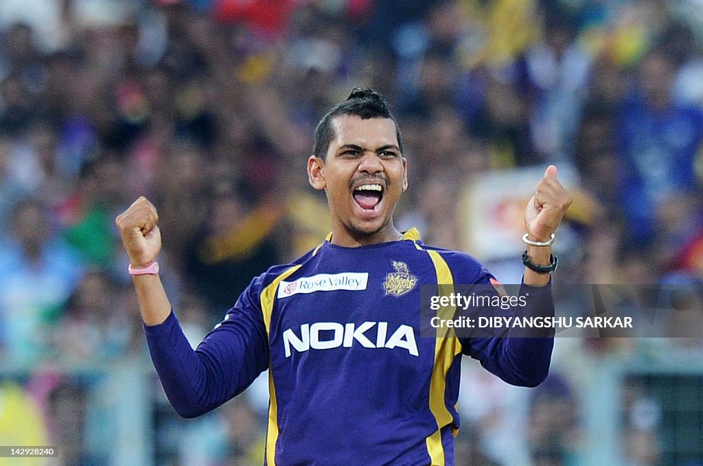 Kolkata Knight Riders bowler Sunil Narin