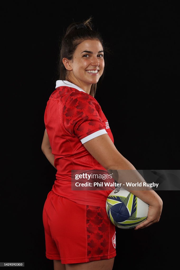 Julia Shell Rugby Julia Schell poses for a portrait during the Canada for the 2021 ...