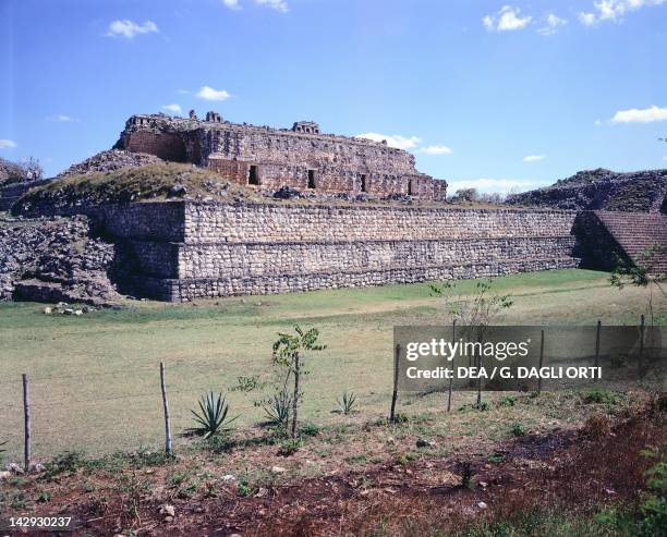 Codz-poop construction dedicated to Chac, the god of rain, Kabah . Mayan Civilization, 10th Century.