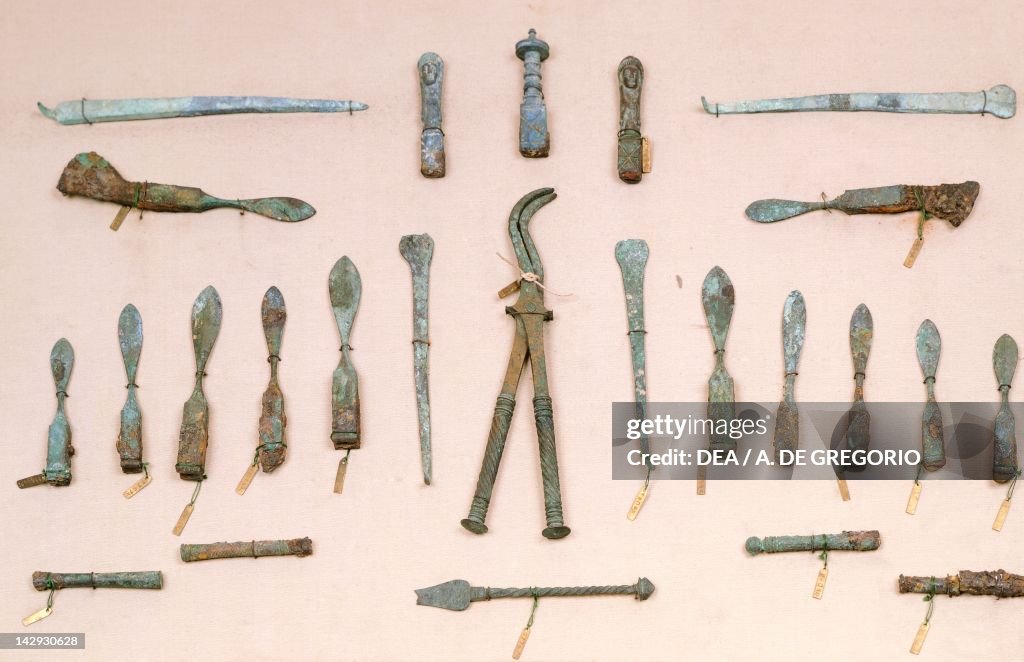 Surgical Instruments From Pompeii Campania Roman Civilization 1st surgical-instruments-from-pompeii-campania-roman-civilization-1st