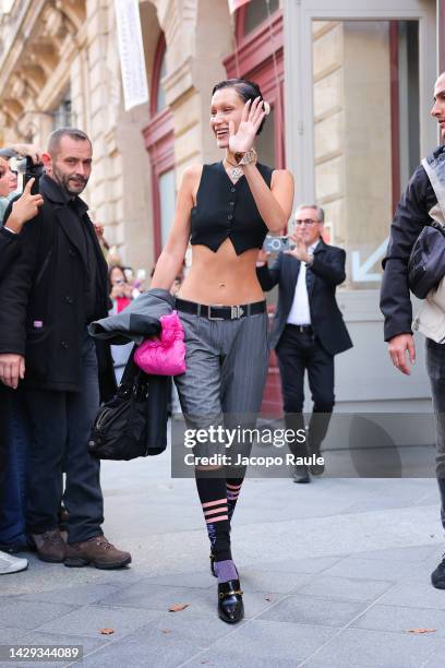Bella Hadid Wears Vintage Vivienne Westwood in NYC