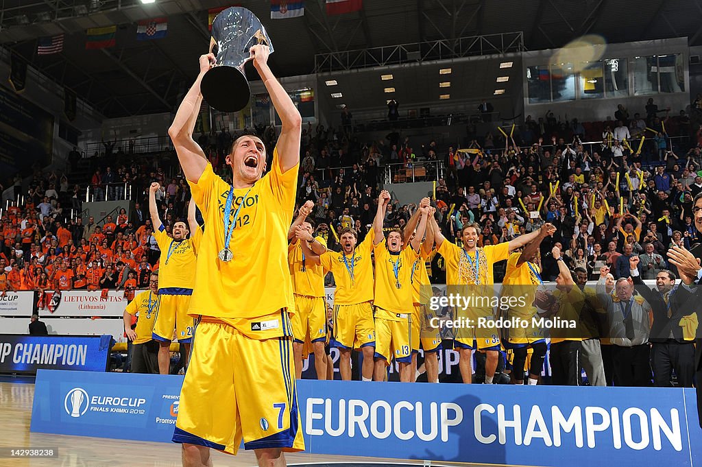 2012 Champion Award Ceremony - Eurocup Basketball