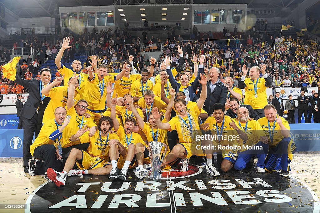 2012 Champion Award Ceremony - Eurocup Basketball
