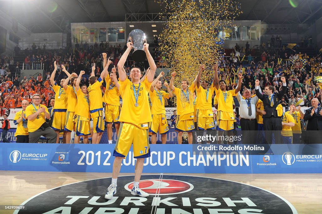 2012 Champion Award Ceremony - Eurocup Basketball