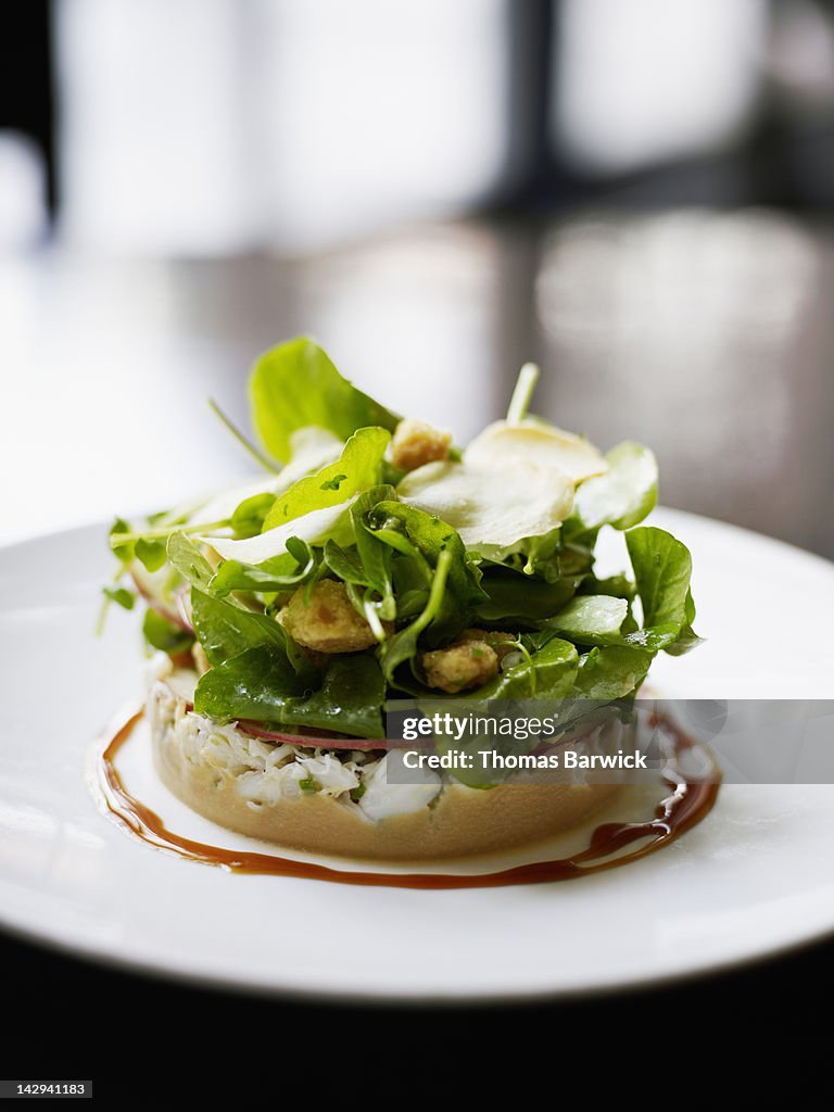 Dungeness crab salad
