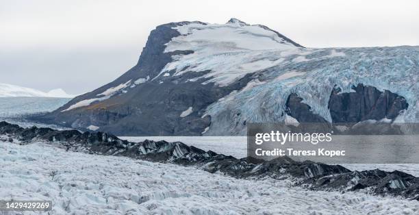 knik glacier near homer, alaska - knik glacier stock pictures, royalty-free photos & images