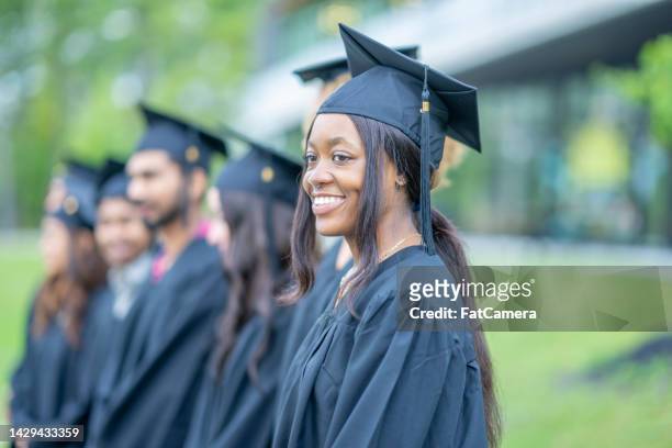 university graduation - senior high school stock pictures, royalty-free photos & images