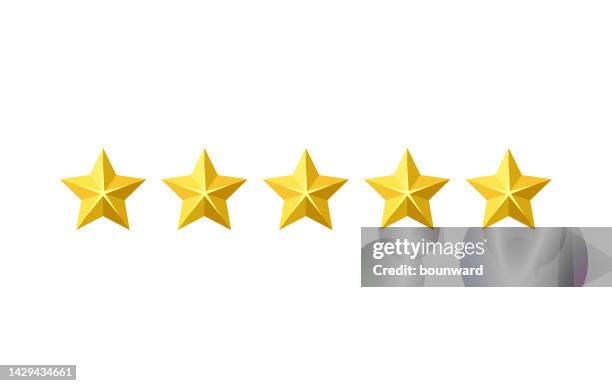 stockillustraties, clipart, cartoons en iconen met five stars rating - luxe-hotel