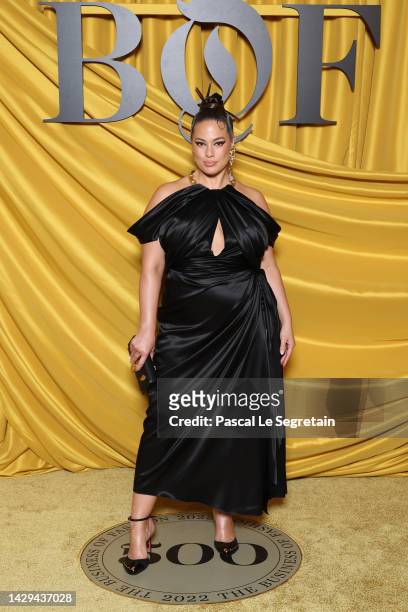 Ashley Graham attends the #BoF500 gala during Paris Fashion Week Spring/Summer 2023 on October 01, 2022 in Paris, France.