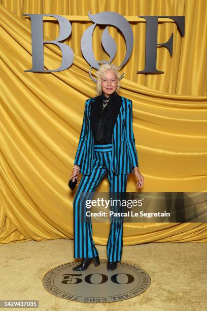 Ellen von Unwerth attends the #BoF500 gala during Paris Fashion Week Spring/Summer 2023 on October 01, 2022 in Paris, France.