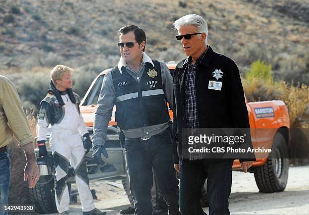 Dune and Gloom" -- D.B. Russell and Nick Stokes during an investigation, on CSI: CRIME SCENE INVESTIGATION, Wednesday, May 2 on the CBS Television...
