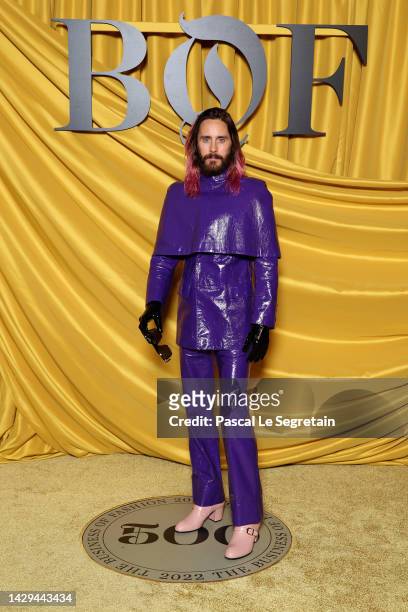 Jared Leto attends the #BoF500 gala during Paris Fashion Week Spring/Summer 2023 on October 01, 2022 in Paris, France.