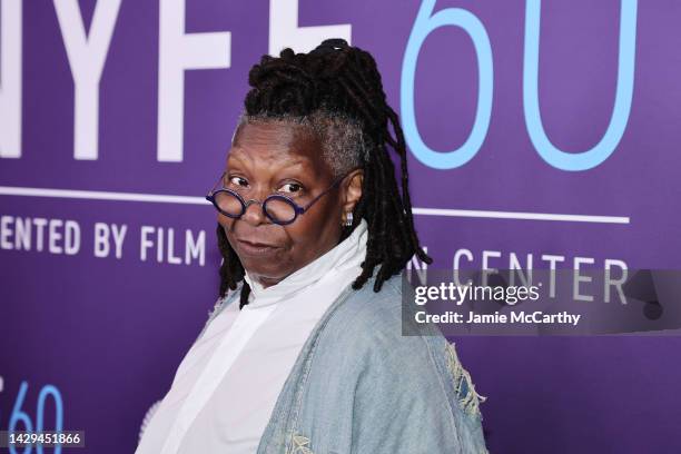 Whoopi Goldberg attends the premiere of "Till" during the 60th New York Film Festival at Alice Tully Hall, Lincoln Center on October 01, 2022 in New...