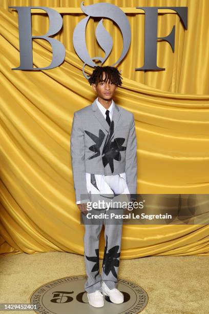 Jaden Smith attends the #BoF500 gala during Paris Fashion Week Spring/Summer 2023 on October 01, 2022 in Paris, France.