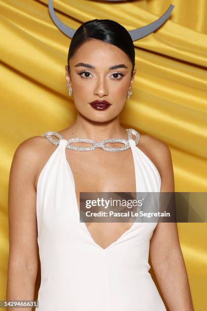 Amina Muaddi attends the #BoF500 gala during Paris Fashion Week Spring/Summer 2023 on October 01, 2022 in Paris, France.