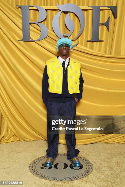 Bloody Osiris attends the #BoF500 gala during Paris Fashion Week Spring/Summer 2023 on October 01, 2022 in Paris, France.