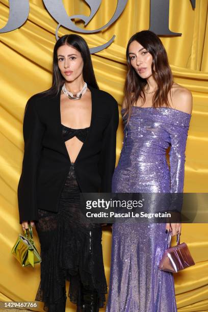 Gilda Ambrosio and Giorgia Tordini attend the #BoF500 gala during Paris Fashion Week Spring/Summer 2023 on October 01, 2022 in Paris, France.