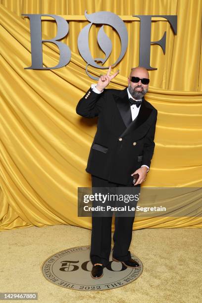 Charaf Tajer attends the #BoF500 gala during Paris Fashion Week Spring/Summer 2023 on October 01, 2022 in Paris, France.