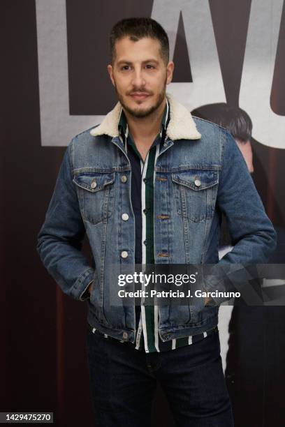 Nando Escribano attends the photocall of 'Lago' Comedy Club at Teatro Alcazar on October 01, 2022 in Madrid, Spain.