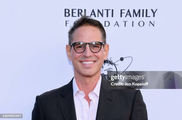 Greg Berlanti attends the Barbara Berlanti Heroes Gala Benefitting Fuck Cancer at Barker Hangar on October 01, 2022 in Santa Monica, California.