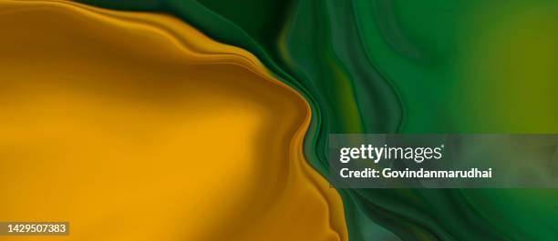 bildbanksillustrationer, clip art samt tecknat material och ikoner med yellow and green flow abstract background. - gold gradient