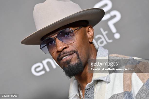 Jamie Foxx attends the Los Angeles Screening of "Below The Belt" at Directors Guild Of America on October 01, 2022 in Los Angeles, California.